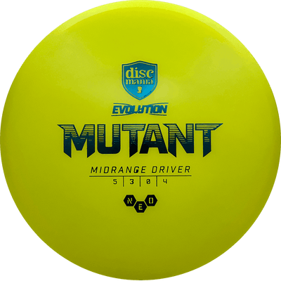 Discmania Mutant Discmania Mutant - Neo / 180g - Yellow (Green Foil) - Skyline Disc Golf