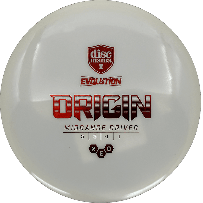 Discmania Origin - Neo / 174g - White (Red Foil)