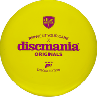 174g - Yellow (Magenta) D Line (Flex 3) Discmania P1 - Skyline Disc Golf