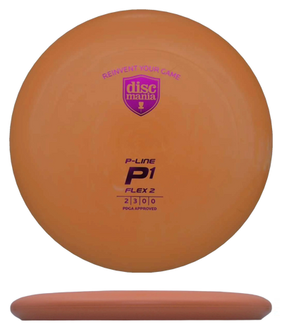 Discmania P1 - P-Line / 174g - Orange (Magenta Foil) - Skyline Disc Golf