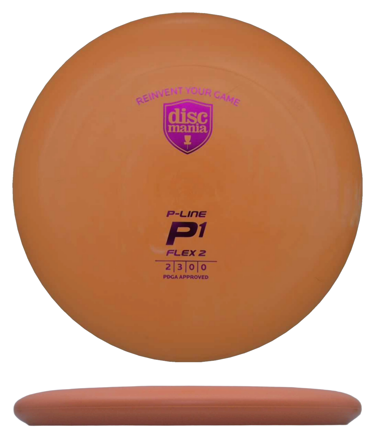 Discmania P1 - P-Line / 174g - Orange (Magenta Foil) - Skyline Disc Golf