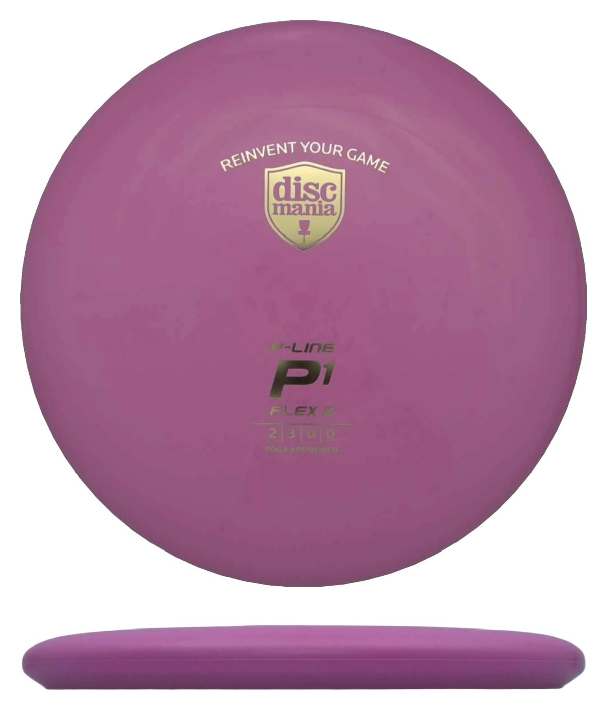 Discmania P1 - P-Line / 176g - Pink (Gold) - Skyline Disc Golf