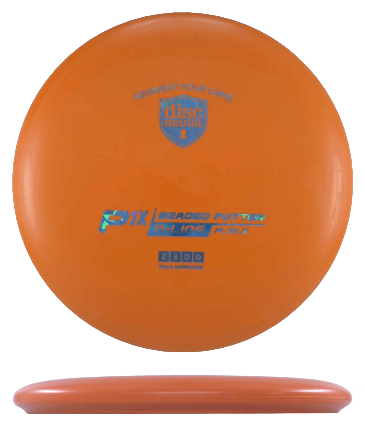 Discmania P1x - D-Line (Flex 2) / 173g - Orange (Blue Shatter) - Skyline Disc Golf