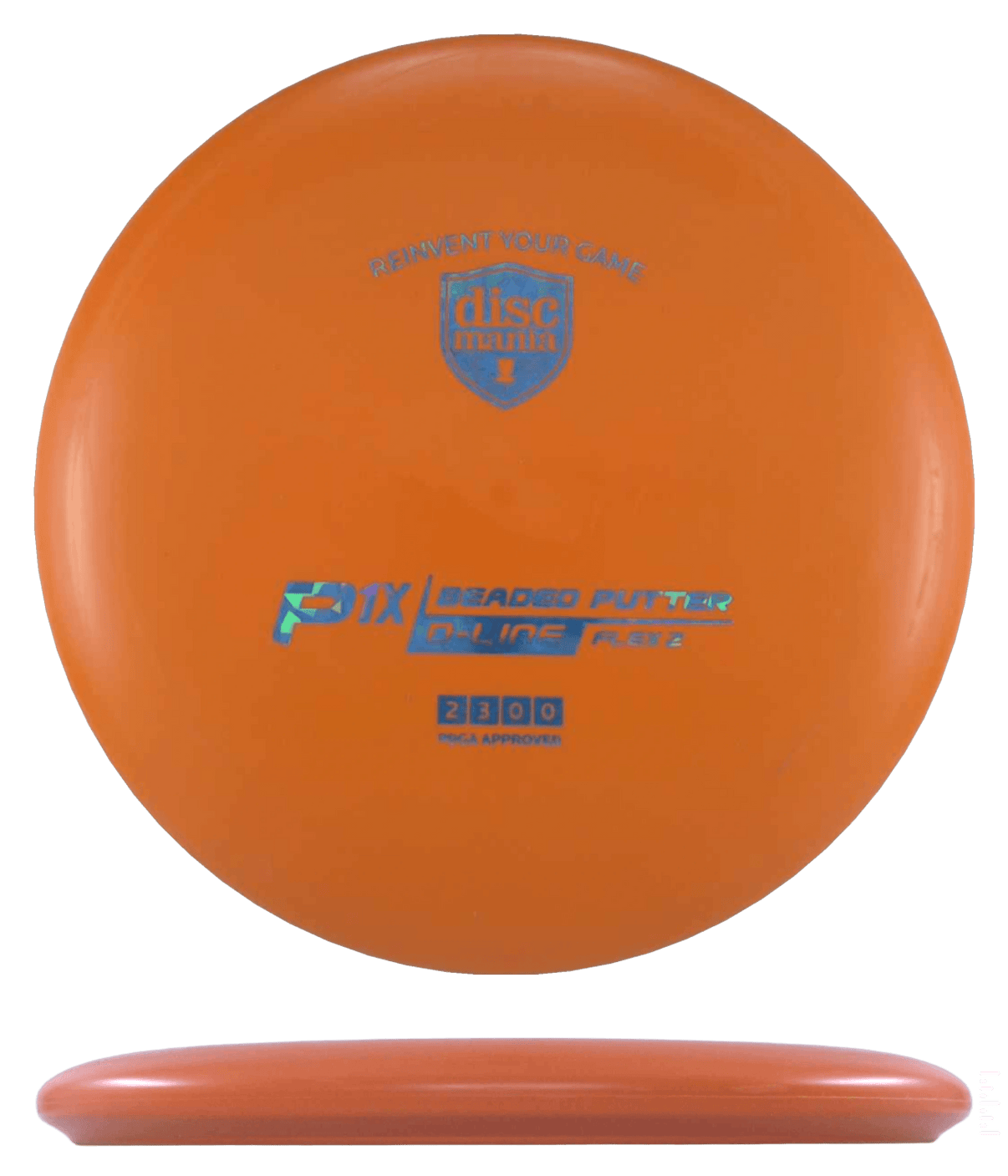 Discmania P1x - D-Line (Flex 2) / 173g - Orange (Blue Shatter) - Skyline Disc Golf