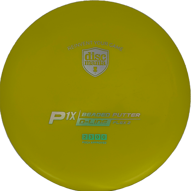 Discmania P1x Discmania P1x - D-Line (Flex 2) / 173g - Yellow (Chrome) - Skyline Disc Golf