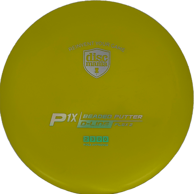 Discmania P1x Discmania P1x - D-Line (Flex 2) / 173g - Yellow (Chrome) - Skyline Disc Golf