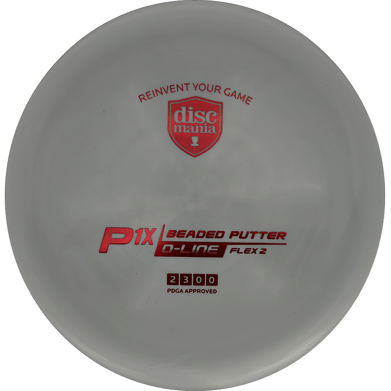 Discmania P1x Discmania P1x - D-Line (Flex 2) / 175g - Gray (Red Foil) - Skyline Disc Golf