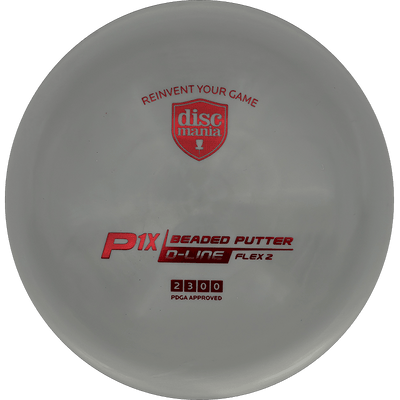 Discmania P1x Discmania P1x - D-Line (Flex 2) / 175g - Gray (Red Foil) - Skyline Disc Golf