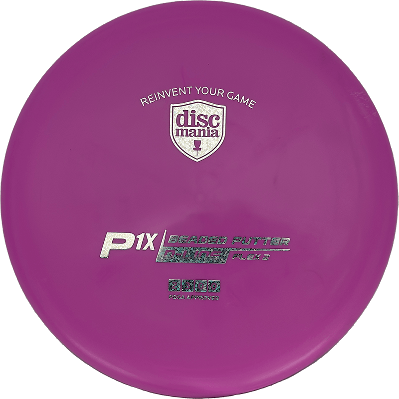 Discmania P1x Discmania P1x - D-Line (Flex 2) / 175g - Pink (Silver Stars) - Skyline Disc Golf