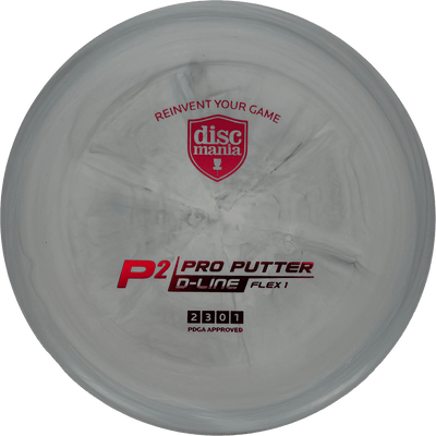 Discmania P2 Discmania P2 - D-Line (Flex 1) / 175g - Gray (Red) - Skyline Disc Golf