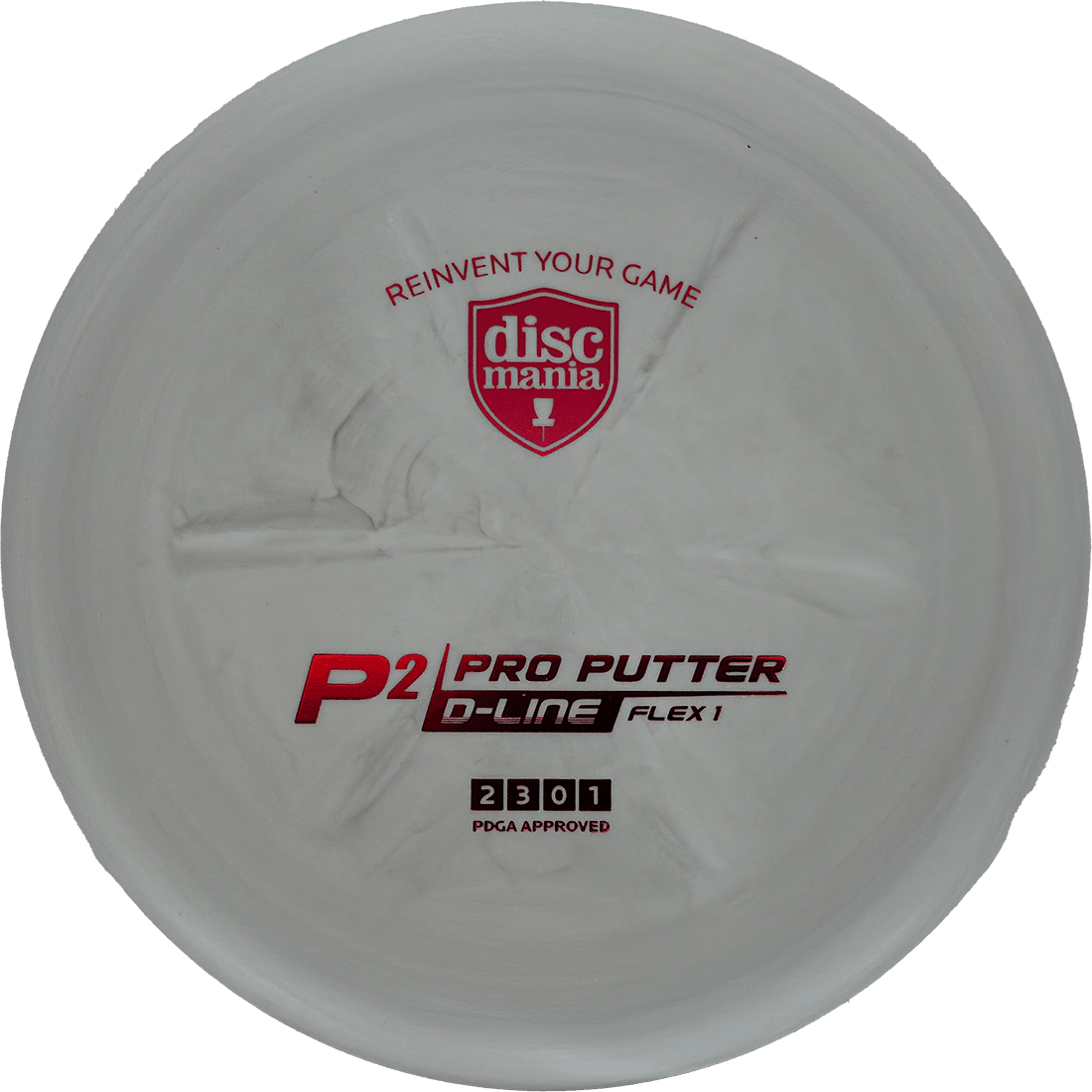 Discmania P2 Discmania P2 - D-Line (Flex 1) / 175g - Light Gray (Red) - Skyline Disc Golf