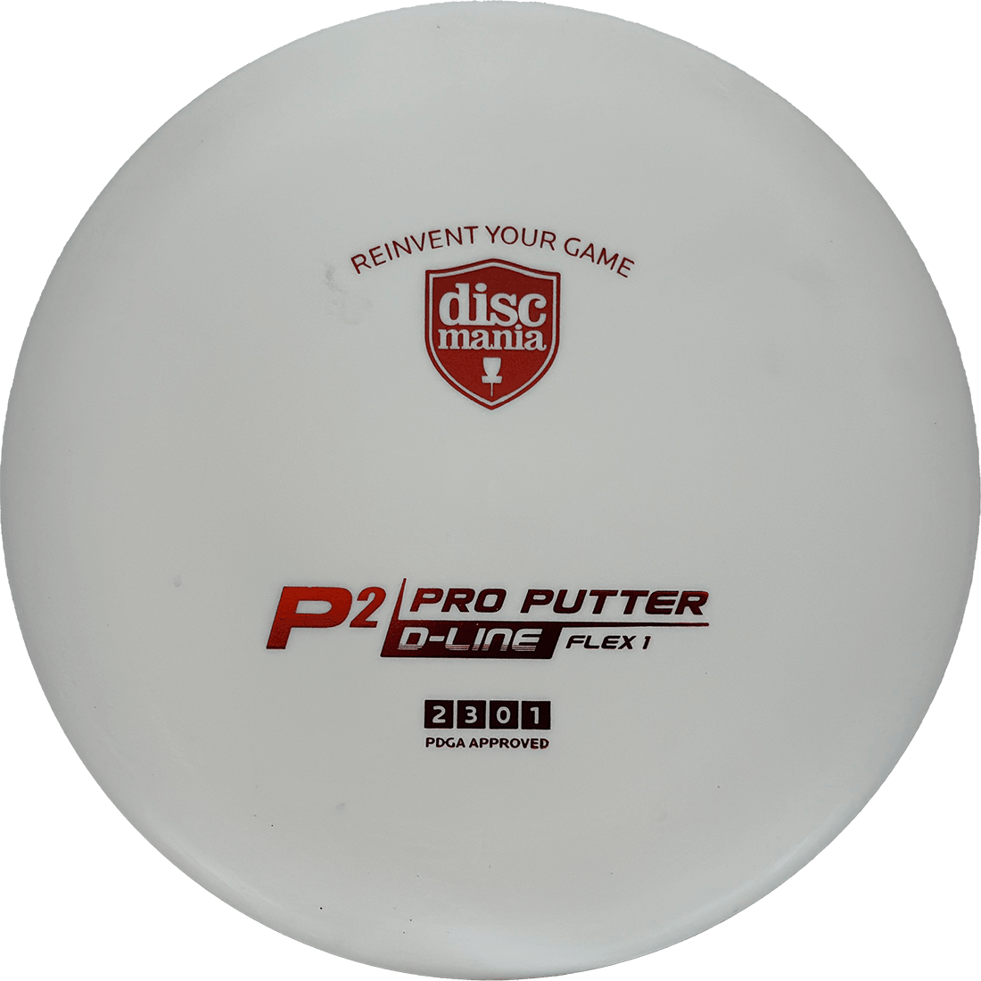 Discmania P2 Discmania P2 - D-Line (Flex 1) / 176g - White (Red) - Skyline Disc Golf