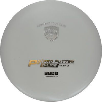 Discmania P2 Discmania P2 - D-Line (Flex 2) / 176g - White (Silver) - Skyline Disc Golf