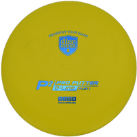 Discmania P2 - D-Line (Flex 1) / 176g - Yellow (Blue Foil w/ Red Sky God Bottom Stamp) - Skyline Disc Golf