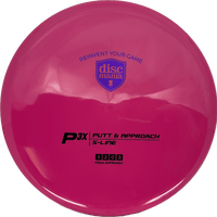 176g - Rose Red (Royal Purple Foil) S Line Discmania P3x - Skyline Disc Golf
