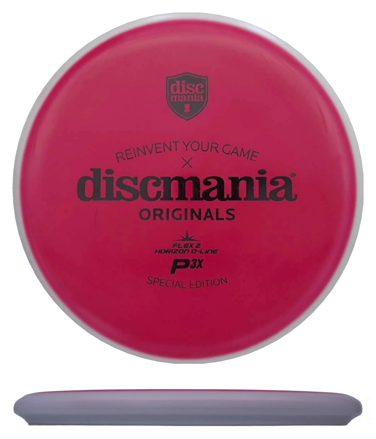 Discmania P3x - Horizon D Line (Flex 2) / 176g - Red w/ White Rim (Black) *036* - Skyline Disc Golf