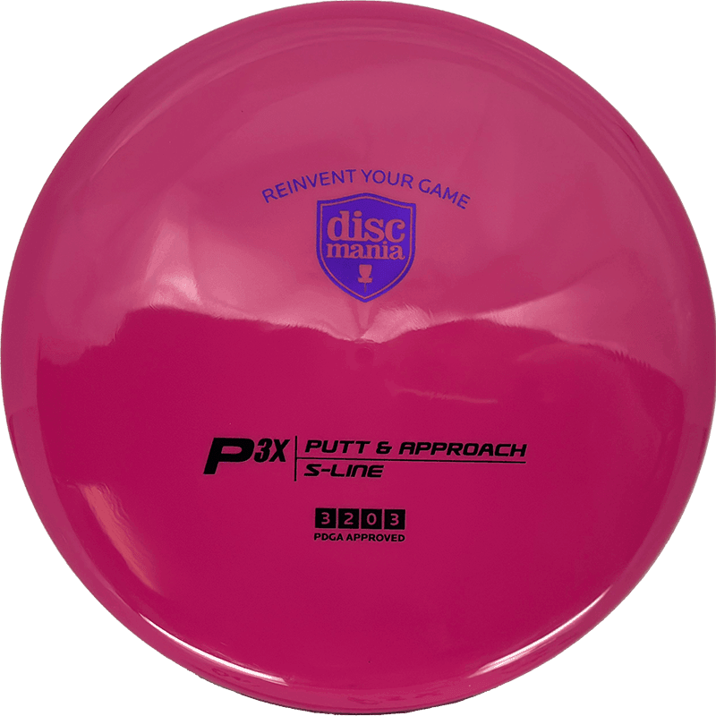 Discmania P3x - S Line / 176g - Rose Red (Royal Purple Foil)