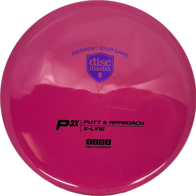 Discmania P3x Discmania P3x - S Line / 176g - Rose Red (Royal Purple Foil) - Skyline Disc Golf