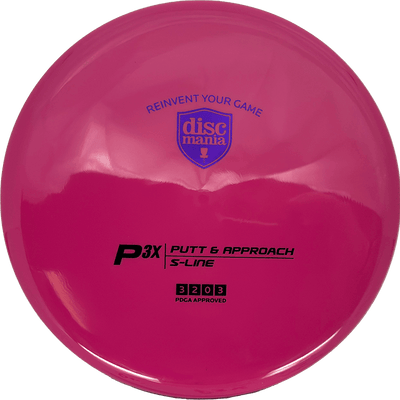 Discmania P3x Discmania P3x - S Line / 176g - Rose Red (Royal Purple Foil) - Skyline Disc Golf