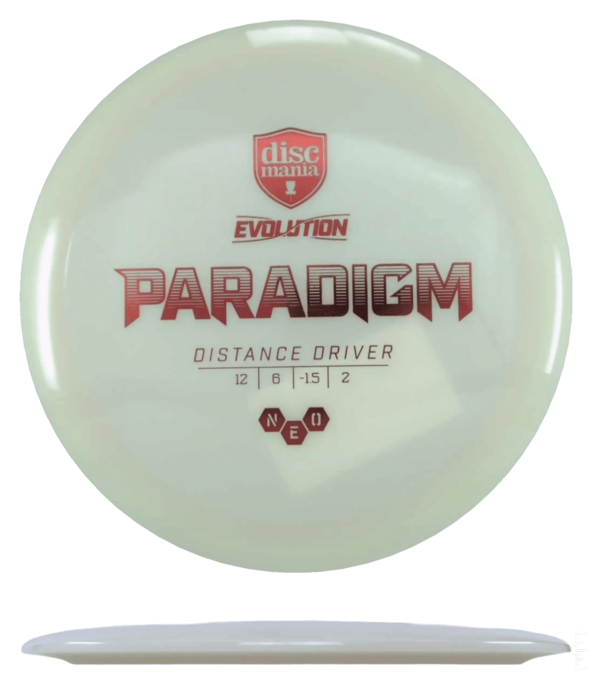 171g - Pearl (Red Foil) Neo Discmania Paradigm - Skyline Disc Golf