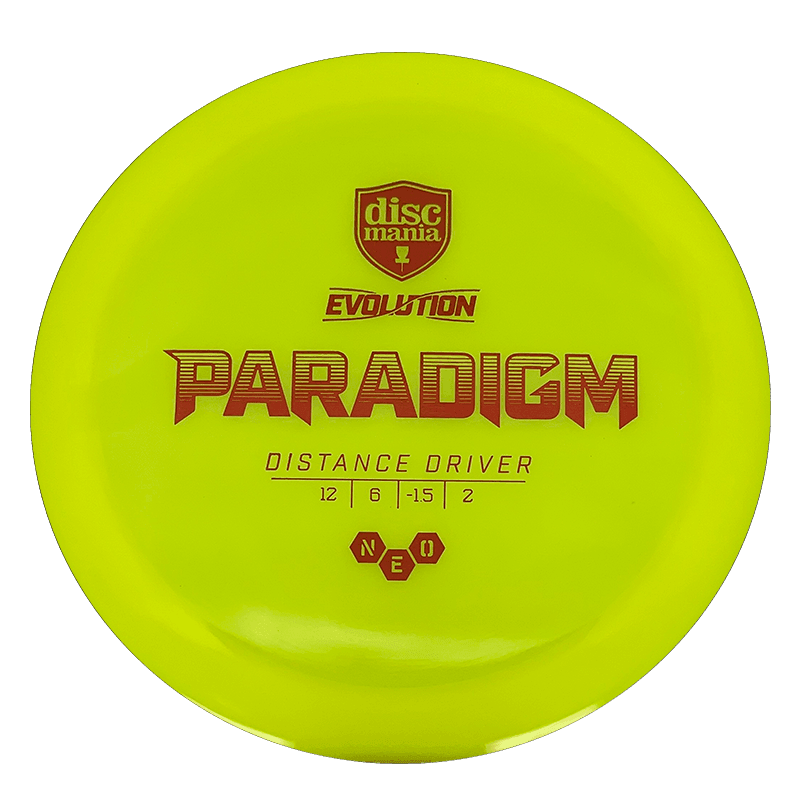 Discmania Paradigm Discmania Paradigm - Neo / 172g - Yellow (Red) - Skyline Disc Golf