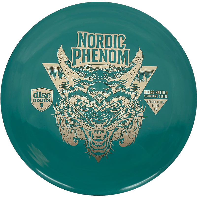 Discmania PD - Nordic Phenom Discmania PD - Nordic Phenom - Special Blend S-Line / 175g - Blue Green (Gold) - Skyline Disc Golf