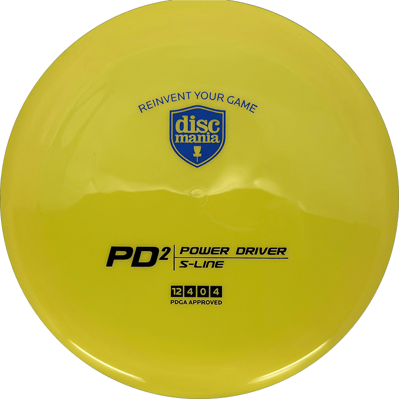 Discmania PD2 Discmania PD2 - S-Line / 173g - Yellow (Blue Foil) - Skyline Disc Golf