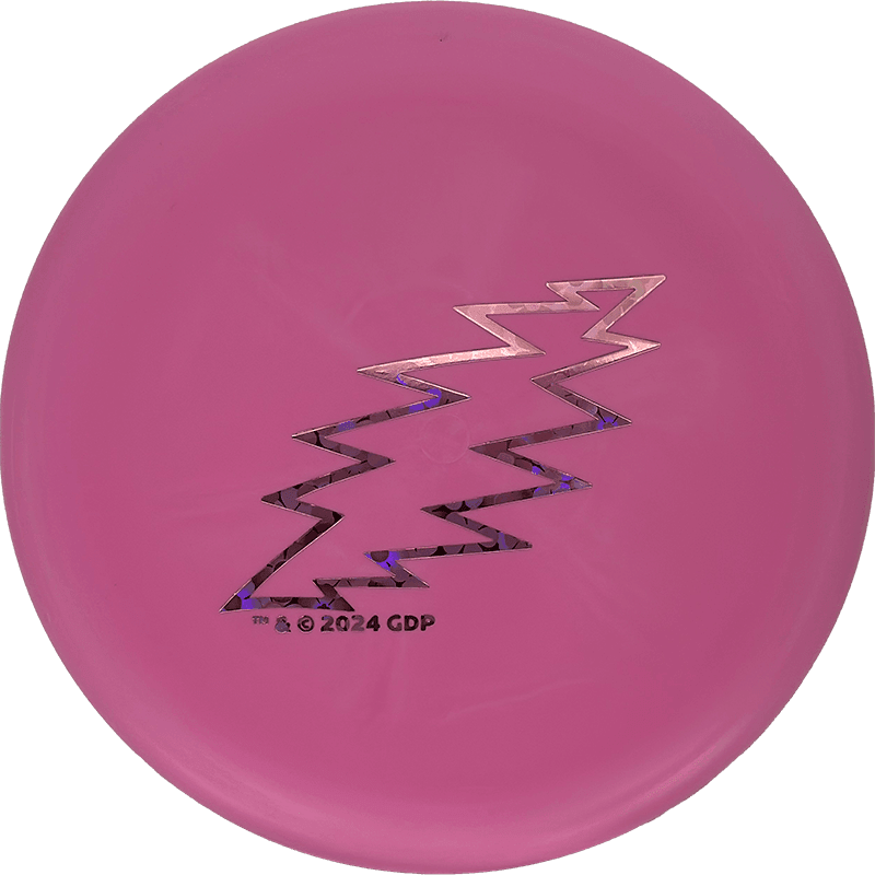 Discmania Rainmaker - Glow D-Line (Flex 1) / 176g - Pink (Pink Flowers - Grateful Dead Lightning Bolt) - Skyline Disc Golf