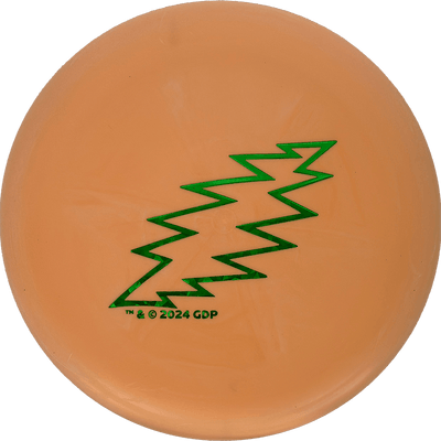 Discmania Rainmaker - Eagle McMahon Creator Series Discmania Rainmaker - Eagle McMahon Creator Series - Glow D-Line (Flex 1) / 176g - Orangesicle (Green Shatter - Grateful Dead Lightning Bolt) - Skyline Disc Golf