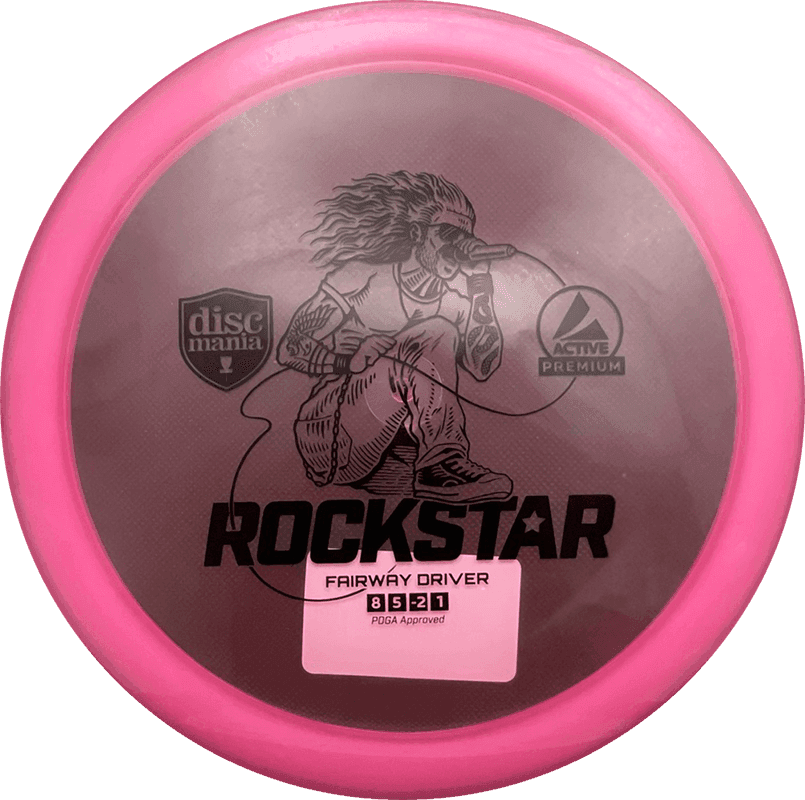 Discmania Rockstar - Active Premium / 165-170g - Pink (Black)