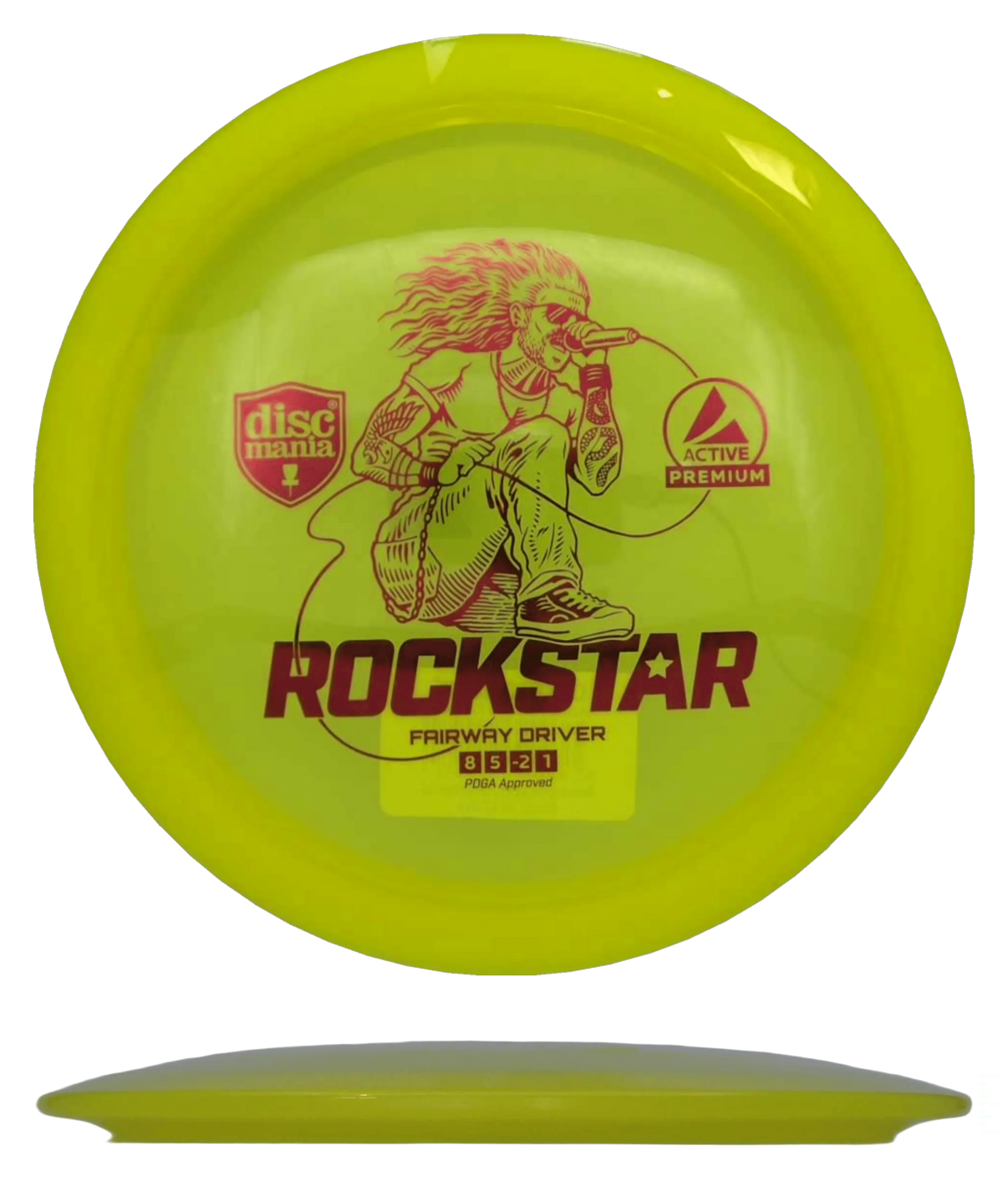 Discmania Rockstar - Active Premium / 165-69g - Pink (White) *184* - Skyline Disc Golf