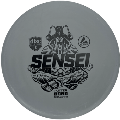 Discmania Sensei Discmania Sensei - Active / 165-170g - Gray (Black) - Skyline Disc Golf