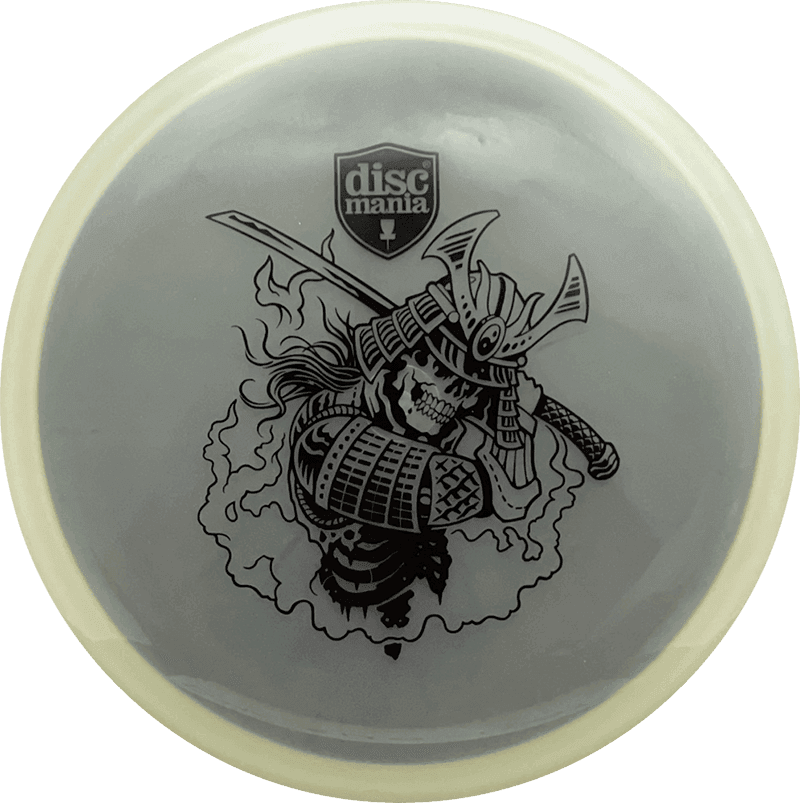 172 - 176g - White (Black) Active Premium Glow Discmania Shogun - Skyline Disc Golf