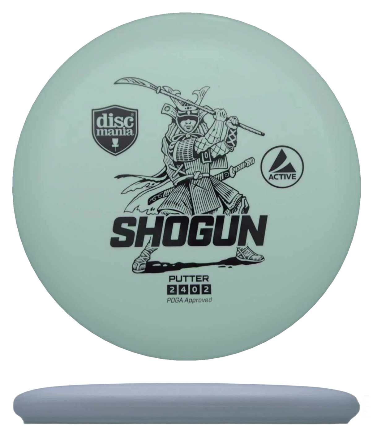 Discmania Shogun - Active / 165-69g - White (Black) *311* - Skyline Disc Golf