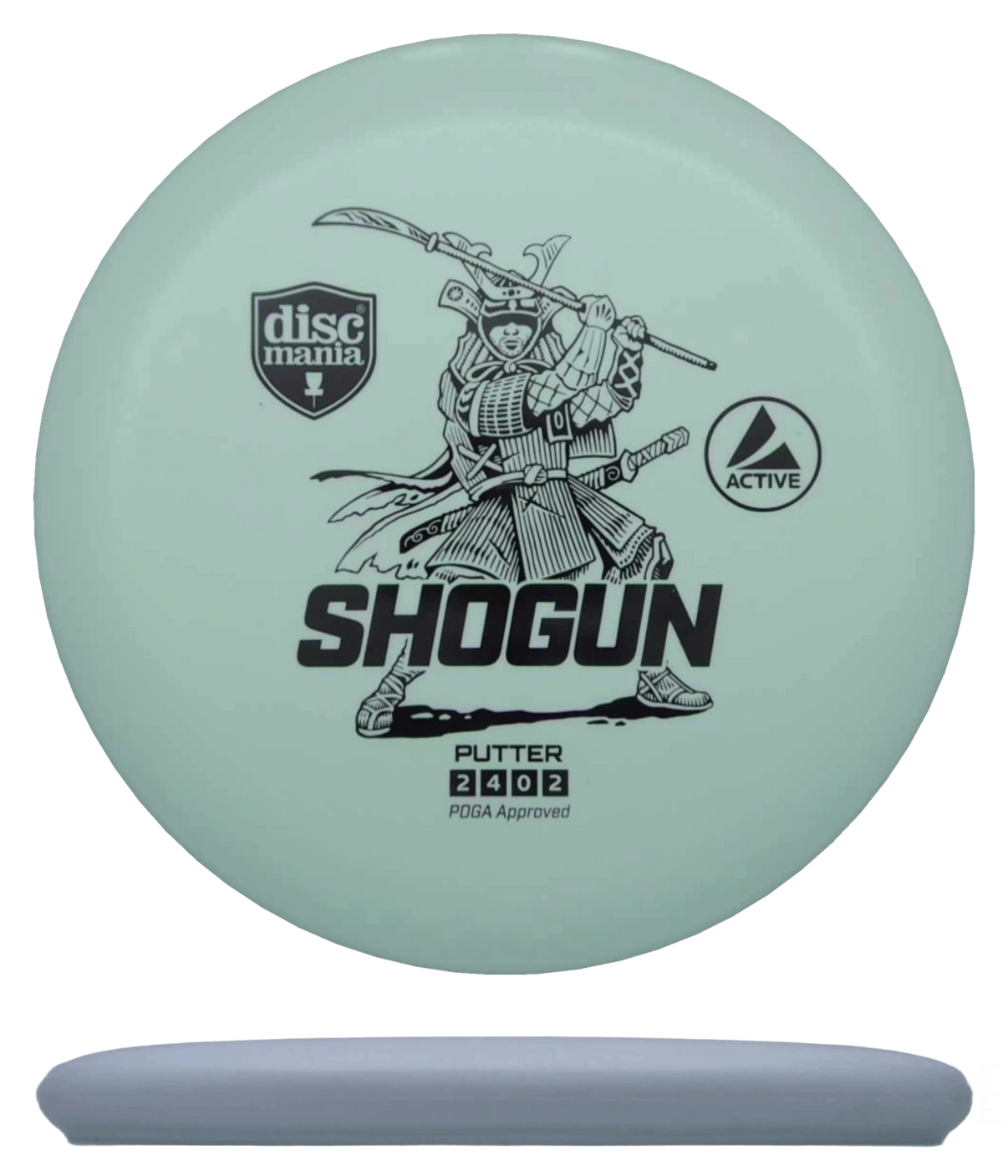 Discmania Shogun - Active / 165-69g - White (Black) *312* - Skyline Disc Golf