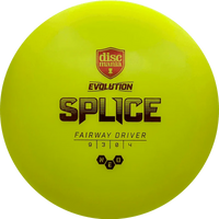 Discmania Splice - Neo / 167g - Yellow (Red Foil) - Skyline Disc Golf