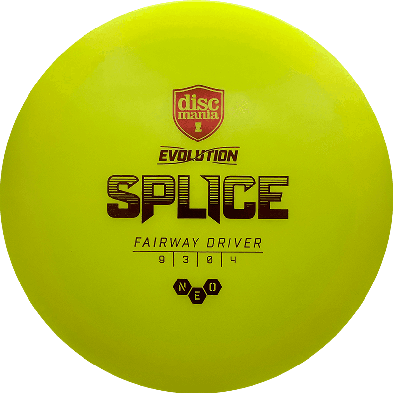 Discmania Splice Discmania Splice - Neo / 167g - Yellow (Red Foil) - Skyline Disc Golf