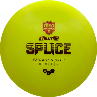 Discmania Splice Discmania Splice - Neo / 167g - Yellow (Red Foil) - Skyline Disc Golf