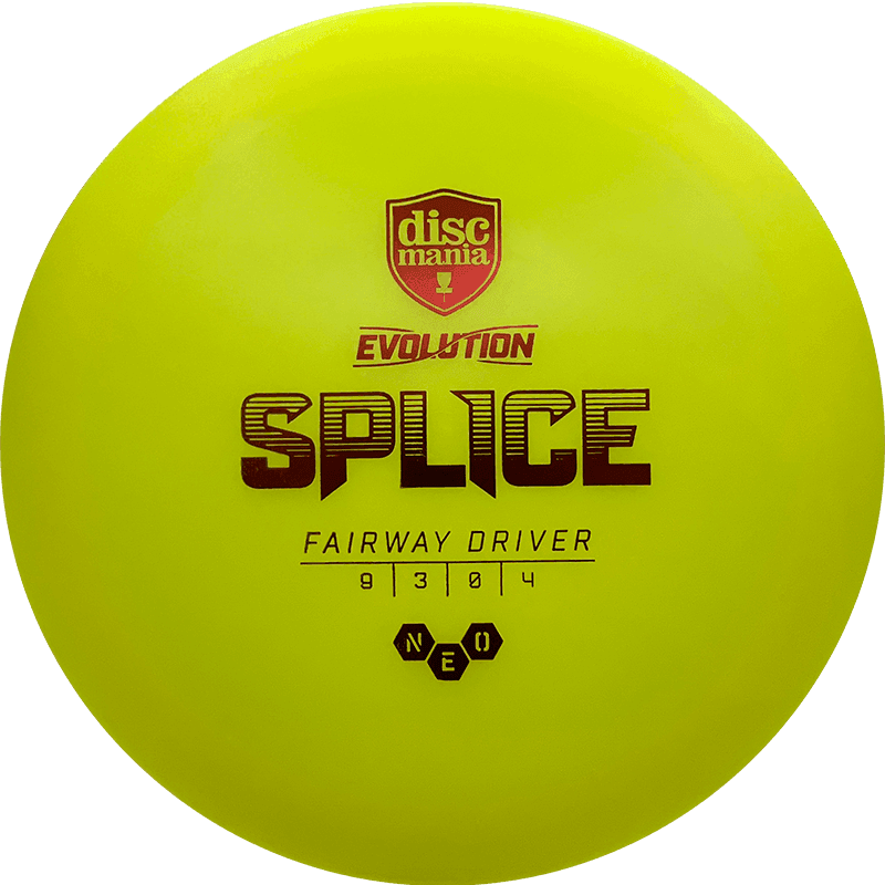 Discmania Splice Discmania Splice - Neo / 168g - Yellow (Red Foil) - Skyline Disc Golf