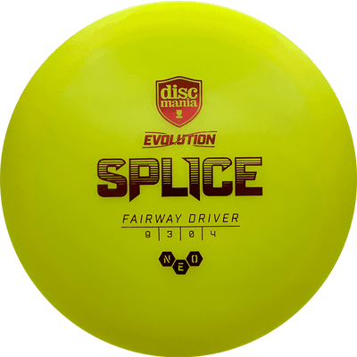 Discmania Splice Discmania Splice - Neo / 168g - Yellow (Red Foil) - Skyline Disc Golf