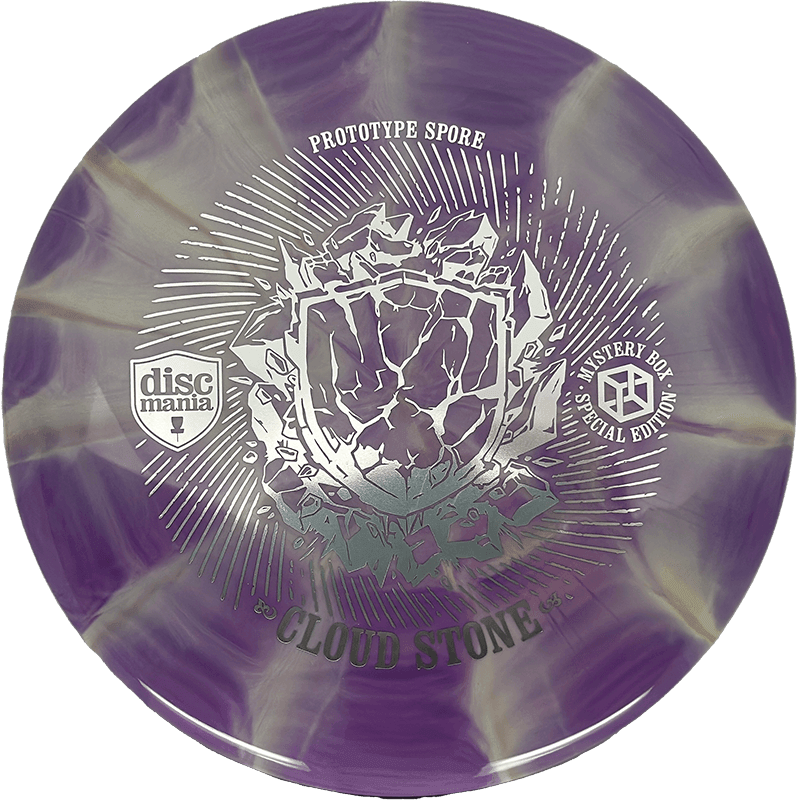 155g - Violet/Sand Swirl (Silver) *1012* Lux Vapor Prototype Discmania Spore - Skyline Disc Golf