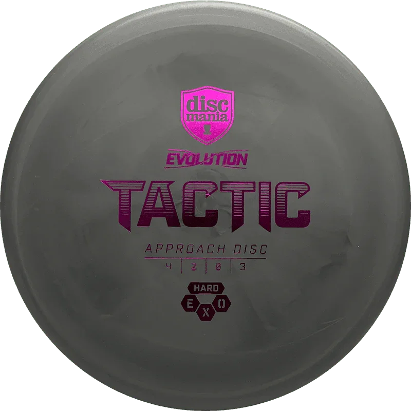 Discmania Tactic - EXO Hard / 175g - Charcoal (Magenta Foil) - Skyline Disc Golf