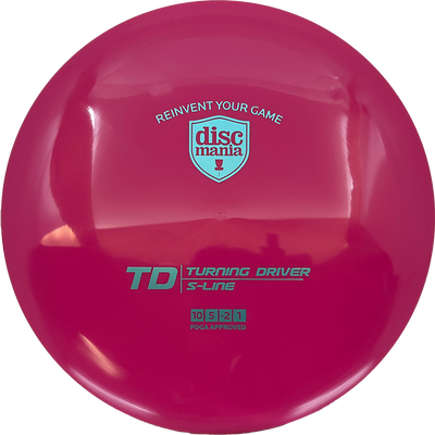 Discmania TD Discmania TD - S-Line / 171g - Rose Pink (Light Blue Foil) - Skyline Disc Golf