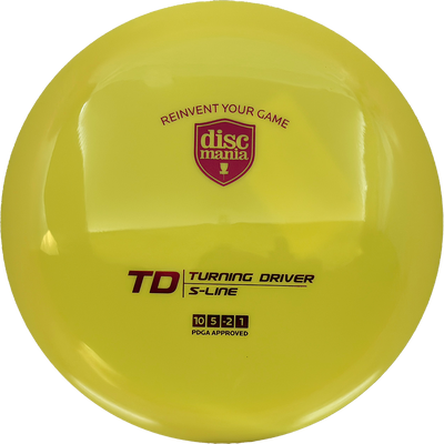 Discmania TD Discmania TD - S-Line / 172g - Yellow (Red) - Skyline Disc Golf