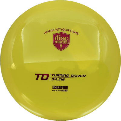 Discmania TD Discmania TD - S-Line / 172g - Yellow (Red) - Skyline Disc Golf