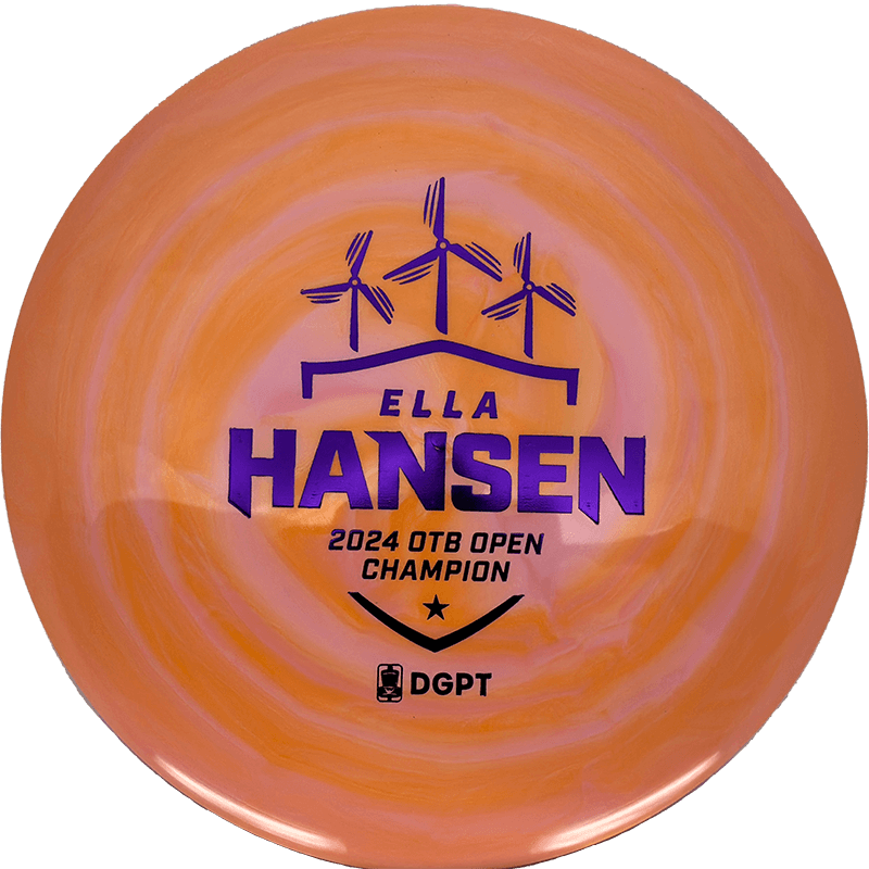 Discmania TD Discmania TD - S-Line Swirl - Ella Hansen Triumph Series / 172g - Orange/Pink Swirl (Royal Purple Foil - OTB Open Champion) - Skyline Disc Golf