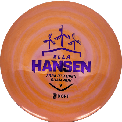 Discmania TD Discmania TD - S-Line Swirl - Ella Hansen Triumph Series / 172g - Orange/Pink Swirl (Royal Purple Foil - OTB Open Champion) - Skyline Disc Golf