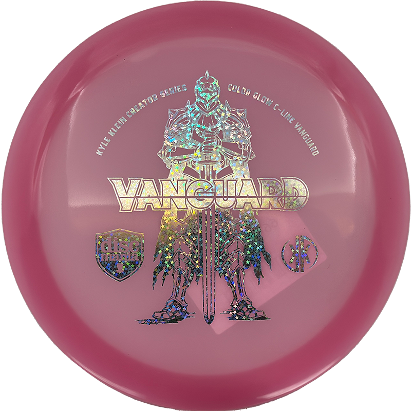 Discmania Vanguard - Kyle Klein Creator Series Discmania Vanguard - Kyle Klein Creator Series - Color Glow C-Line / 175g - Soft Red (Silver Stars) - Skyline Disc Golf