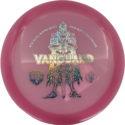 Discmania Vanguard - Kyle Klein Creator Series Discmania Vanguard - Kyle Klein Creator Series - Color Glow C-Line / 175g - Soft Red (Silver Stars) - Skyline Disc Golf