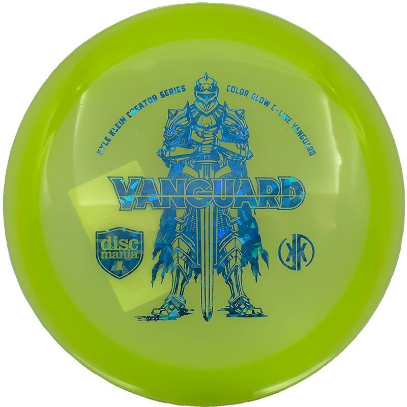 Discmania Vanguard - Kyle Klein Creator Series Discmania Vanguard - Kyle Klein Creator Series - Color Glow C-Line / 175g - Lemon (Blue Shatter) - Skyline Disc Golf